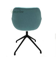 Fauteuil de style nordique Fashi sur chaise longue Chaise de salle à manger confortable pour la maison et les espaces commerciaux