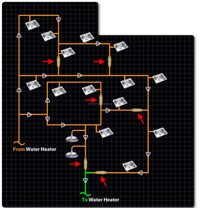 Válvula Termostática de Control de Temperatura de Mezcla Termostática Instantánea para Agua Caliente, Residencial, Doméstica, Sin Espera - Product Image 5