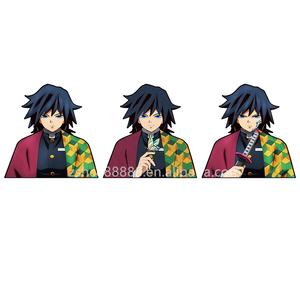 Autocollant 3D lenticulaire animé de la fille d'anime mignonne Kochou Shinobu, autocollant de mouvement d'anime, autocollants imperméables pour voitures - Product Image 4