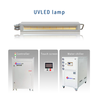 Lampe LED UV violette haute puissance pour le séchage d'emballages flexographiques et d'étiquettes, compatible machines Bobst OMET