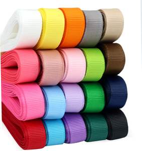 Cinta de grogrén Cinta de mancha de color sólido para regalo artesanal Envoltura de bricolaje Cinta de grogrén para fiesta de boda - Product Image 1