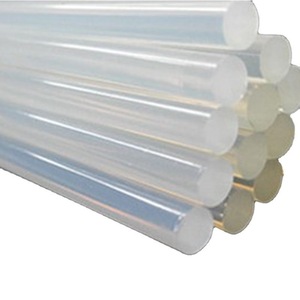 Bâton de colle thermofusible 7mm blanc laiteux 30cm, haute viscosité, basse température, sans accroissement en volume, pour accessoires de bijouterie - Product Image 3