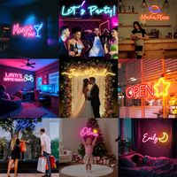 Letrero de Neón Acrílico ESann, Letrero de Neón LED Personalizado, Letrero de Neón de Feliz Cumpleaños, Envío Directo para Fiestas