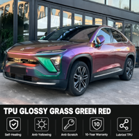 Film de protection de peinture TPU WrapMaster 1,52*15m, vert herbe brillant, rouge, auto-cicatrisant, anti-rayures, film de protection de voiture, approvisionnement en gros