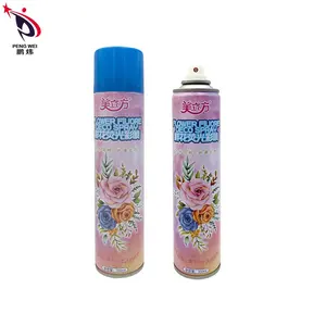 Fiore cambia glitter colore rapido caratteristica spray floreale impermeabile ad asciugatura rapida