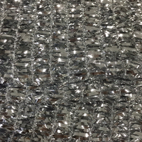 Filet d'ombrage réfléchissant en aluminium tricoté warp avec 95 % d'ombrage, en HDPE argenté, pour serre, balcon, parking, abri pour chien