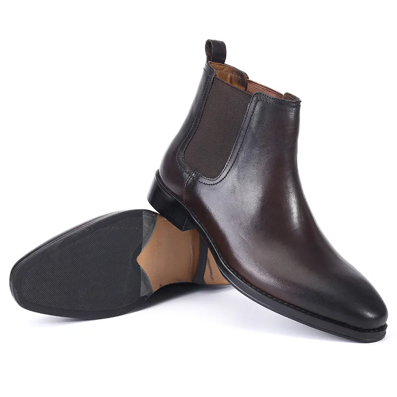 Business affairs Breathable flat platform leisure men dress shoes Genuine Leather new