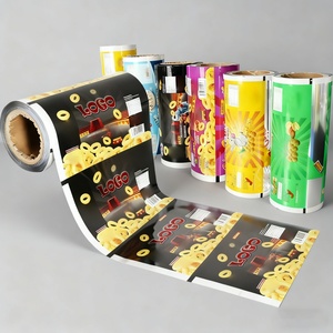 Rollo de Película de Embalaje Flexible Laminada de Grado Alimenticio, Impresa Personalizada, BOPP, PET, PA, VMPET, AL, PE, CPP, Bolsa de Plástico - Product Image 2