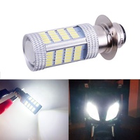 Moteur 92 LED 5000K Super Lumineux Lumière lampe DRL Lumières Moto Scooter Lumière Moto Phare led P15D H6M
