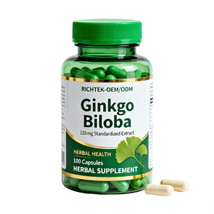 Sức mạnh <span class=keywords><strong>Ginkgo</strong></span> <span class=keywords><strong>Biloba</strong></span> chiết xuất Gluten miễn phí bộ nhớ không GMO Hỗ trợ bổ sung viên nang <span class=keywords><strong>Ginkgo</strong></span> <span class=keywords><strong>Biloba</strong></span> 120mg - Product Image 4