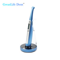 Lampe de photopolymérisation dentaire Greatlife Dent Dolphin 2600mW/cm² à large spectre, polymérisation en 1 seconde, corps métallique avec détecteur de caries et photomètre