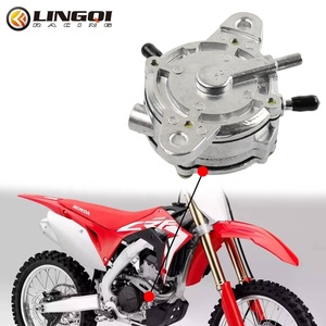 LINGQI Racing <span class=keywords><strong>Pompe</strong></span> à <span class=keywords><strong>essence</strong></span> en alliage d'aluminium 3 voies pour VTT Dirt Pit Bike Scooter Motocross - Product Image 2