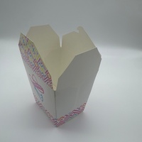 Boîte à emporter en carton blanc pour restaurant mexicain, emballage pour tacos, burritos, collations et desserts