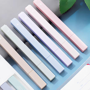 OEM Custom Low Moq <strong>Highlighter</strong> Rectangular Marker Cheap Macaron Pastel Colors <strong>Highlighter</strong> Pen Set - Product Image 4