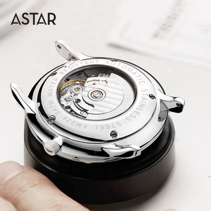 Custom Low Moq Oem Luxury 5atm 316L <strong>Solid</strong> Stainless Steel Minimalist Mechanical Transparent Automatic <strong>Watch</strong> <strong>Man</strong> for Sale - Product Image 5