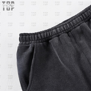 Pantalones Deportivos de Algodón 100% para Hombre, Estilo Holgado, Pierna Recta, Corte Ancho, Personalizables con Logotipo - Product Image 6