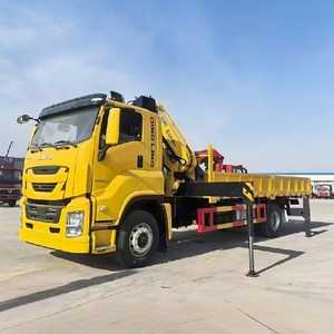รถบรรทุก ISUZU GIGA ติดเครนแบบ Knuckle Boom ขับเคลื่อน 4x2 บรรทุกสินค้า ติดตั้งเครนแขนพับได้ 8 ตัน - Product Image 5