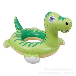 Inflatable Dinosaur-Shaped Swimming Ring 120cm For Children Water Play Float Pool Toy - Product Image 1