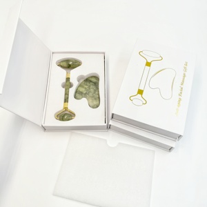 Set <span class=keywords><strong>de</strong></span> Masajeador Facial <span class=keywords><strong>de</strong></span> <span class=keywords><strong>Jade</strong></span> Verde <span class=keywords><strong>de</strong></span> Alta Calidad, Set <span class=keywords><strong>de</strong></span> Gua Sha <span class=keywords><strong>de</strong></span> <span class=keywords><strong>Cuarzo</strong></span> <span class=keywords><strong>Rosa</strong></span>, <span class=keywords><strong>Rodillo</strong></span> <span class=keywords><strong>de</strong></span> <span class=keywords><strong>Jade</strong></span> con Caja, Herramienta <span class=keywords><strong>de</strong></span> Masaje para Cuello - Product Image 2