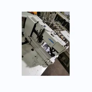 Máquina de coser industrial JACK, máquina de orificio de botón recto con máquina y soporte completos