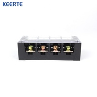 Barrière de terminaison pour armoire de commande industrielle fixe TBC-1004, 660V, connecteur de fil à 4 positions à visser