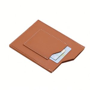 ซองใส่บัตรสองด้านแบบหลายช่อง ดีไซน์บางเฉียบ หลากสี วัสดุหนัง PU สีสันสดใส - Product Image 3