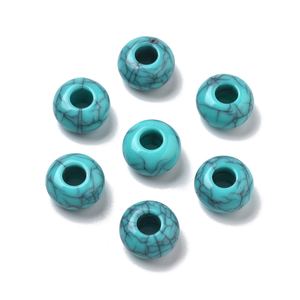<span class=keywords><strong>PandaHall</strong></span> 200 piezas 13,5mm Color mezclado Rondelle cuentas acrílicas opacas cuentas con agujeros grandes - Product Image 5