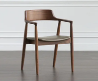 Meubles de restaurant de luxe modernes Nouveau design Ensemble table à manger en bois Chaises de style occidental pour le salon Hôtel Chambre à coucher-sur