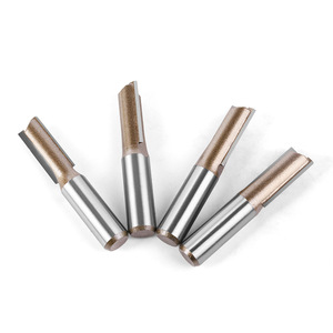 Carbide Blades Woodworking Straight <strong>Router</strong> <strong>Bits</strong> with 6mm 12mm Shank Wood Milling Cutter Furniture Engraving Carving Tools - Product Image 3