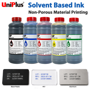 Encre à base de solvant 1000 ml disponible en différentes couleurs pour l'impression sur matériaux non poreux - Product Image 1