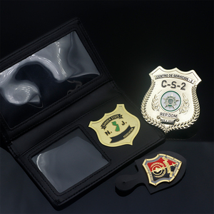 Insignia metálica de seguridad nacional de alta calidad personalizada del fabricante al por mayor, insignia de guardaespaldas personal - Product Image 1