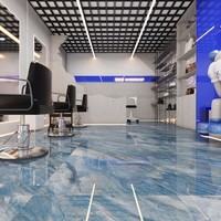 Carreaux de sol en porcelaine effet pierre de luxe Guangdong Foshan 600x1200 haut de gamme, veinés or, pour villas et salons, antidérapants