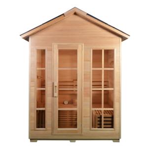Pièce en bois extérieure de sauna à vapeur du nouveau style <span class=keywords><strong>2023</strong></span> avec la taille de 4 personnes - Product Image 1