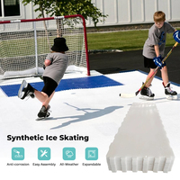 Patinoire synthétique écologique personnalisée, imperméable, en polyéthylène, patinoire synthétique en glace artificielle