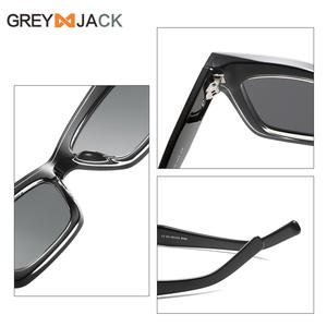 Lunettes de soleil œil de chat Greyjack pour femme, monture TR, verres TAC, protection UV400, style oversize tendance - Product Image 2