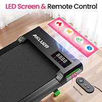 Tapis de marche électrique sans balais, mini tapis de course portable pour bureau avec écran LED, stock UE, livraison directe
