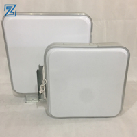 Boîte à lumière LED personnalisée, panneau lumineux en acrylique et en aluminium, de forme carrée, Double face, pour magasin