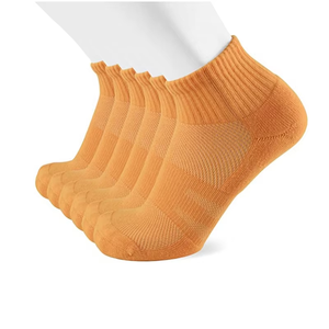 Chaussettes de cheville 100 coton Chaussettes athlétiques à coupe basse <span class=keywords><strong>pour</strong></span> hommes et femmes - Product Image 4