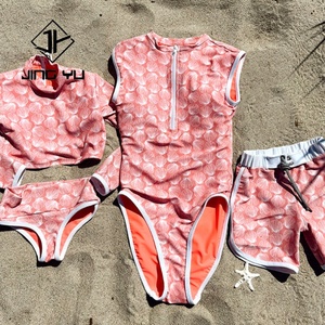 Maillots de bain pour enfants OEM, maillots de bain imprimés sur mesure à Hawaï, tissu de maillot de bain, vêtements de plage, shorts pour enfants, filles - Product Image 2