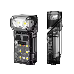 Linterna Frontal Multifuncional de Acero Pequeña con Doble Fuente de Luz, Linterna LED de Inducción para Exteriores, Fuerte y Brillante, con Cabezal Giratorio - Product Image 2