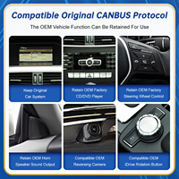 Lecteur multimédia à écran tactile de 12,3 pouces pour Mercedes Benz Classe C W204 2011-2012 NTG4.5 GPS Carplay