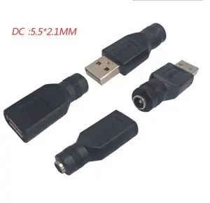 USB DC adaptörü DC5521 güç adaptörü USB DC kablosu