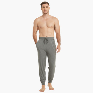 Pantalones de Pijama de Bambú para Hombre, Tallas Grandes, Pantalones de Descanso Personalizados con Bolsillos - Product Image 4