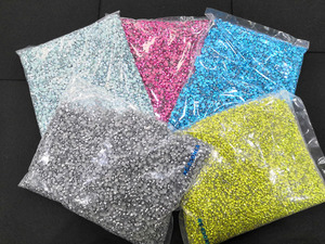 Usine directement en gros or léger demi Rhinestud fer <span class=keywords><strong>à</strong></span> repasser dôme Hot Fix goujon pour bricolage vêtement spécial demi strass - Product Image 5