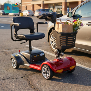 Scooter Eléctrico Plegable <span class=keywords><strong>de</strong></span> 4 Ruedas con Asiento <span class=keywords><strong>de</strong></span> Velocidad Ajustable, <span class=keywords><strong>Precio</strong></span> <span class=keywords><strong>de</strong></span> Fábrica al por Mayor ODM/OEM, <span class=keywords><strong>para</strong></span> Adultos Mayores - Product Image 3