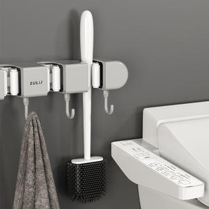 Soporte Autoadhesivo para Escobas y Fregonas DS2798, Organizador de Escobas, Soporte de Almacenamiento para Herramientas, Soporte de Pared para Escobas, Colgador de Fregonas - Product Image 5