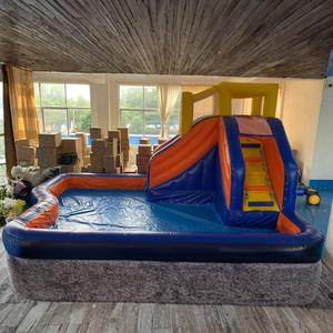 Tobogán Acuático Inflable con <span class=keywords><strong>Piscina</strong></span>, PVC Resistente, para Fiestas Infantiles, Jardín, <span class=keywords><strong>Alquiler</strong></span> de <span class=keywords><strong>Verano</strong></span> - Product Image 6