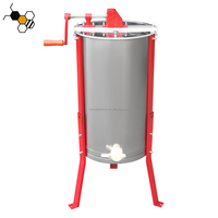 Extracteur de miel manuel 2 cadres en acier inoxydable