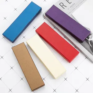 प्रचार रंगीन सस्ते शिल्प कागज लक्जरी कलम उपहार पैकेजिंग प्रदर्शन बॉक्स के साथ स्वनिर्धारित लोगो