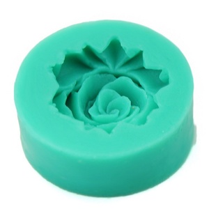 Molde de Silicona con Forma de Rosa Individual para Chocolate, Decoración de Pasteles, Posavasos de Resina y Jabón - Product Image 3